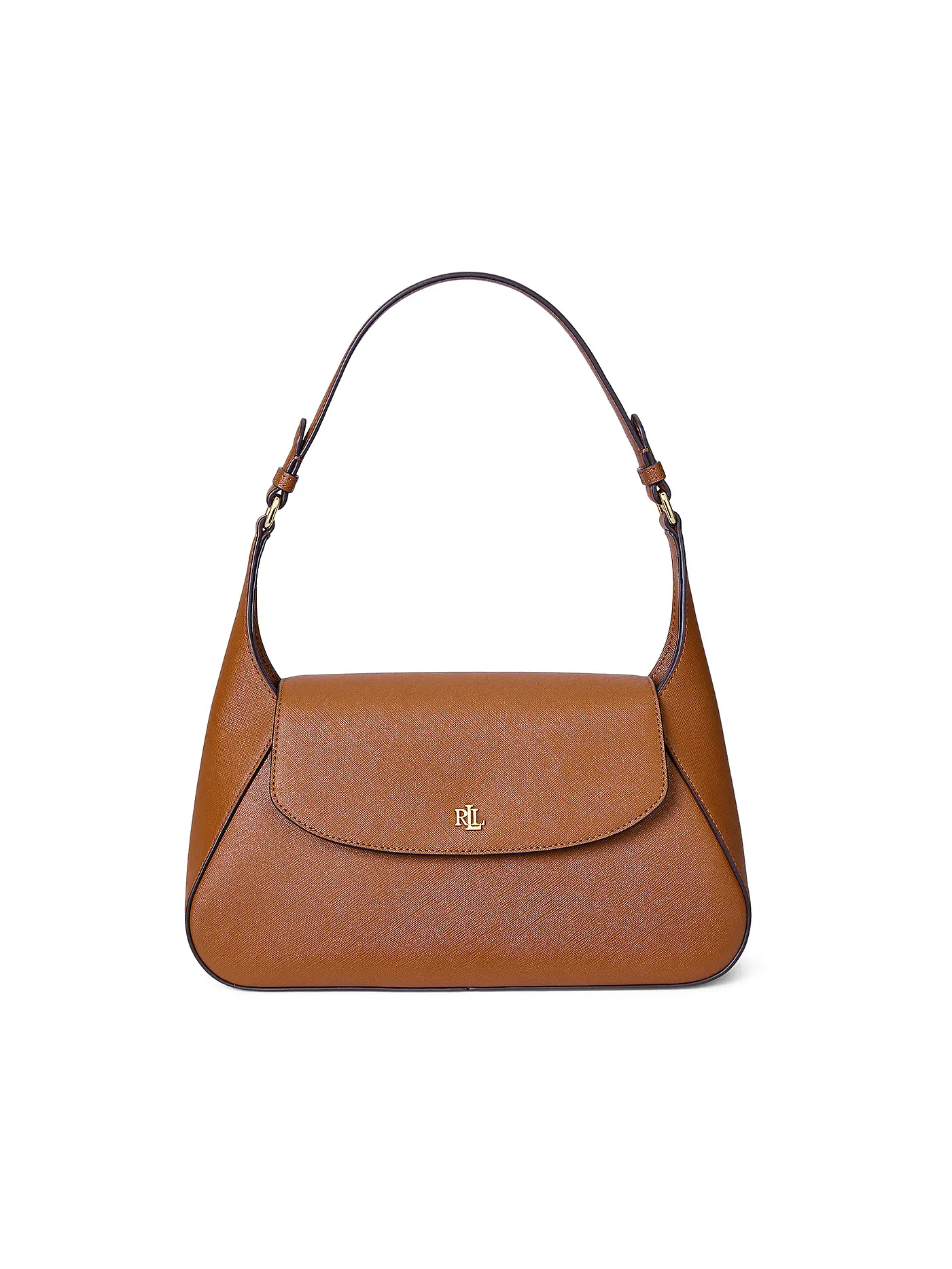 LAUREN RALPH LAUREN | Ledertasche - Schultertasche SCHYLA Medium | braun